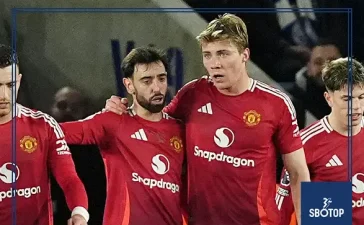 SBOTOP: Hojlund and Garnacho Shine as Man Utd Sink Leicester 3-0 Amid Van Nistelrooy's Struggles