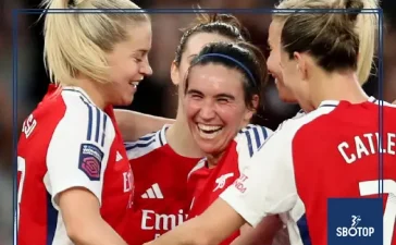SBOTOP Arsenal Women 4-0 Liverpool Women: Mariona Caldentey's Wonder Strike Keeps Gunners in WSL Top Three Race