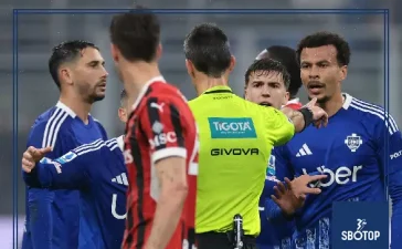 SBOTOP: Dele Sent Off Just 10 Minutes Into Serie A Debut for Como