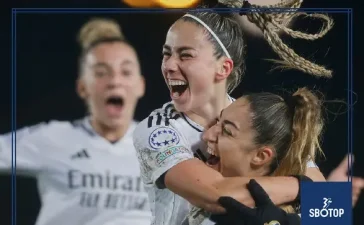 SBOTOP Real Madrid 2-0 Arsenal: Gunners Falter in Tough Conditions in Women's Champions League Quarter-Final