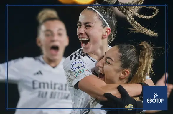 SBOTOP Real Madrid 2-0 Arsenal: Gunners Falter in Tough Conditions in Women's Champions League Quarter-Final