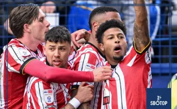 SBOTOP: Rhian Brewster's Goal Gives Sheffield United Derby Victory Over Wednesday | Tying Them with Leeds at the Top of the Championship