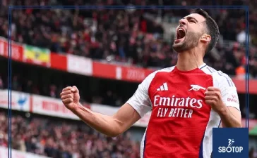 SBOTOP Arsenal Edges Chelsea 1-0: Mikel Merino's Set-Piece Magic Secures Victory in Heated Premier League Derby