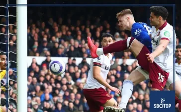 SBOTOP Everton 1-1 West Ham: Jake O'Brien's Last-Gasp Equalizer Keeps Moyes’ Unbeaten Streak Alive