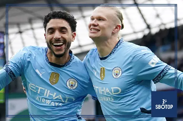 SBOTOP Man City 2-2 Brighton: Haaland Sets New Scoring Record but Guardiola’s Men Stumble in Top-Four Battle