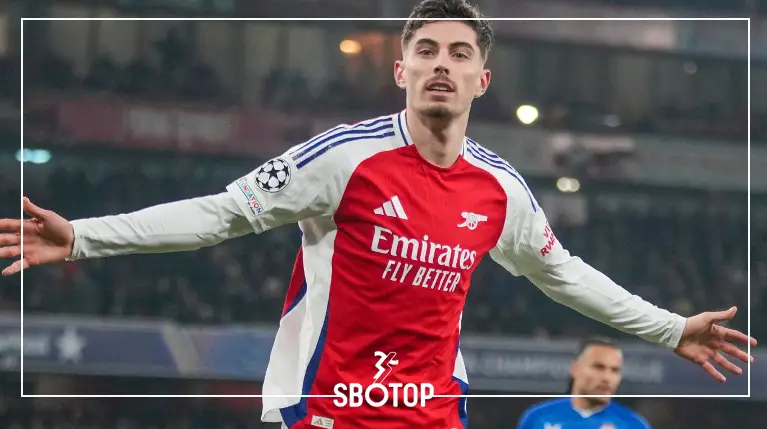 SBOTOP: Kai Havertz Set for Sooner-Than-Expected Return from Injury Says Mikel Arteta