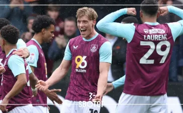 SBOTOP: Flemming’s Free-Kick Fireworks Keep Clarets Charging Toward Promotion