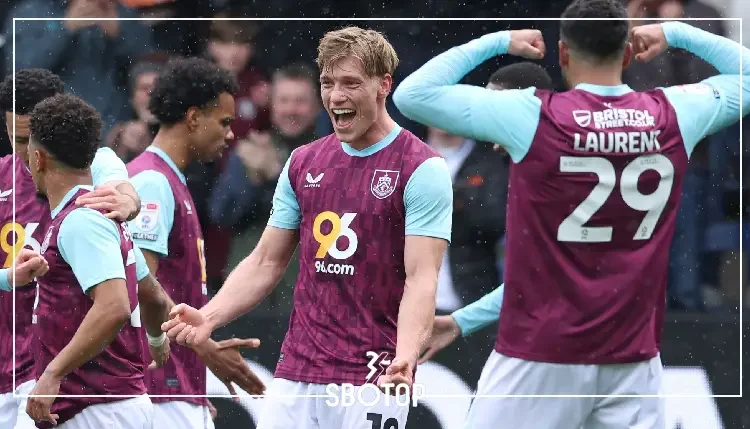 SBOTOP: Flemming’s Free-Kick Fireworks Keep Clarets Charging Toward Promotion