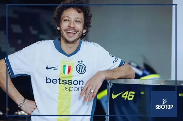 SBOTOP-Valentino Rossi's Special Edition Jersey, Where Football Meets the Racing World
