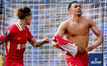 SBOTOP Trent’s Late Strike Sinks Foxes: Liverpool Edge Leicester as Relegation Confirmed at King Power