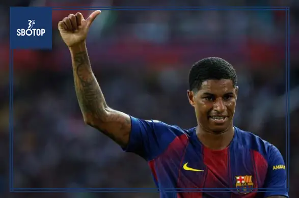 SBOTOP: Rashford Exits Barcelona Training Before Bilbao Match, Raising Questions