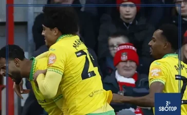 SBOTOP: Jovon Makama Seals Norwich Victory as Wrexham Fall 1-2