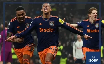 SBOTOP: Newcastle Snatches Rare Away Victory as Tottenham Fans Boo Thomas Frank’s Side 2-1