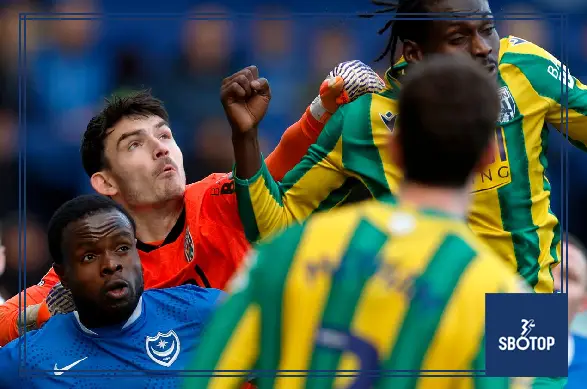 SBOTOP: Pompey Cruise to 3–0 Victory Over West Brom to Leapfrog Baggies in Standings