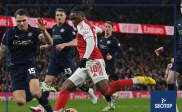 SBOTOP : Eberechi Eze Shines as Arsenal Thrash Wigan, Faces New Challenge from Mikel Arteta