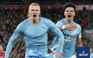 SBOTOP : Erling Haaland Extends Premier League Away Goal Record with Strike at Liverpool