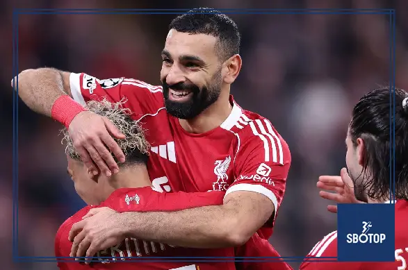 SBOTOP: Arne Slot Silences Critics as Mohamed Salah Delivers Standout Display in Liverpool FC’s Most Complete UEFA Champions League Performance of the Season