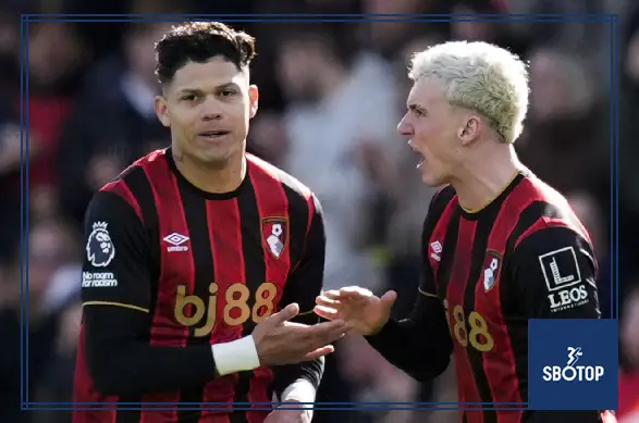SBOTOP: Evanilson Strikes Late as Bournemouth Secure Draw Against Sunderland After Mayenda’s Early Goal