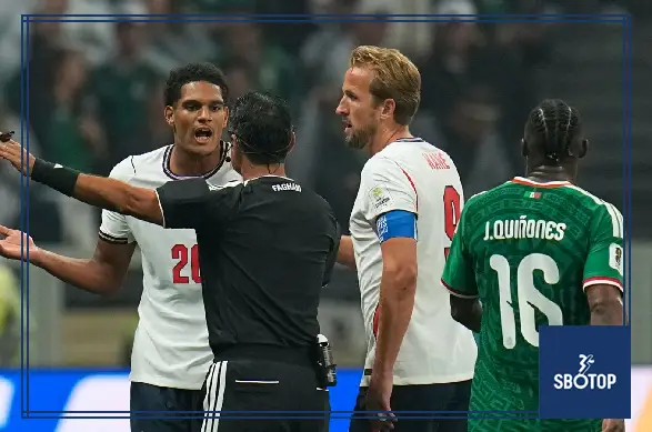 SBOTOP: Quansah Red Card and Kane Penalty Controversy Explained After England’s Mexico Thriller
