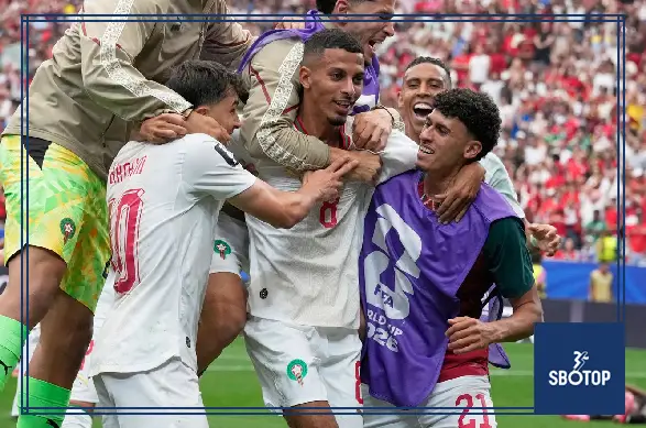 SBOTOP: Ounahi Double Powers Morocco Past Canada as 2022 Heroes Storm Into World Cup Quarter-Finals