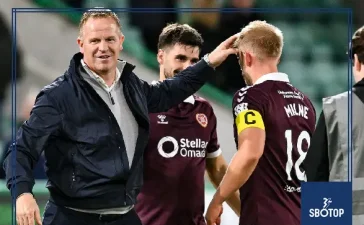 SBOTOP: Hearts Triumph 3-1 at Hibs as Wouter Vrancken Celebrates Winning Start in Fierce Edinburgh Derby