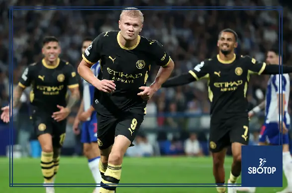 SBOTOP: Manchester City Secure 2-0 Victory Over Porto in a Commanding European Display