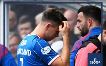 SBOTOP: Rangers Edge Motherwell 1-0 as Derek McInnes Raises Alarm Over Lawrence Shankland’s Serious Hamstring Injury