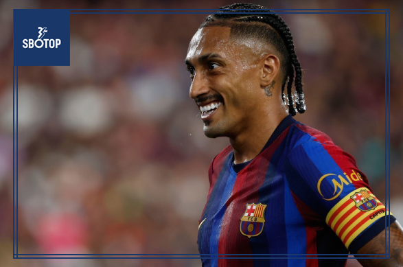SBOTOP Raphinha Shines in Barcelona: Crowned La Liga Player of the Month for August 2026