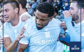 SBOTOP: Falkirk 1-2 Dundee: Ashley Hay nets stoppage-time winner as Dundee come from behind to win away from home