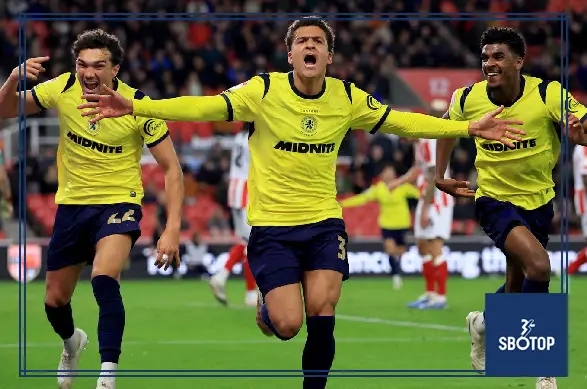 SBOTOP: Borges Finds Redemption as Middlesbrough Win Five-Goal Thriller at Stoke