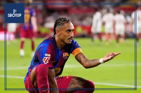 SBOTOP : Barcelona Receive Relief as Raphinha Avoids Serious Injury