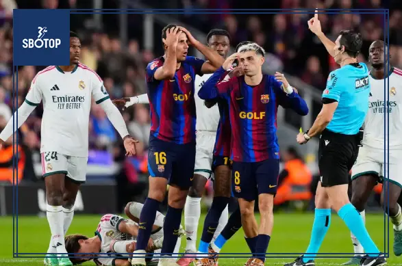 SBOTOP : La Liga Report 17 Incidents After Barcelona vs Real Madrid El Clasico Including Camavinga Assault