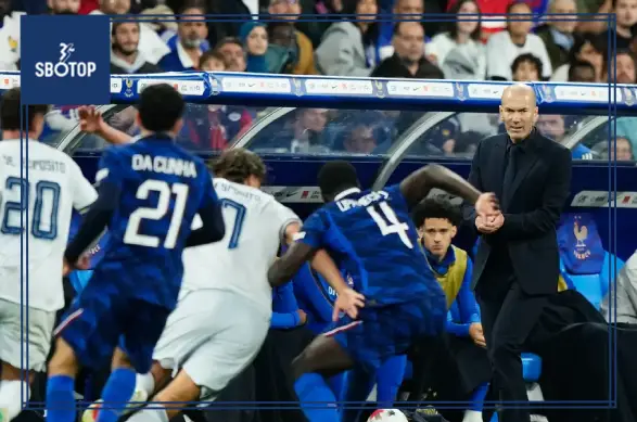 SBOTOP : Zinedine Zidane Refuses to Blame Kylian Mbappe After France Held by Italy